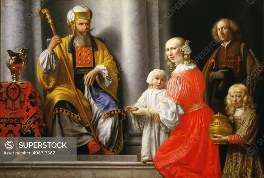 Hannah presenting her son SAMUEL to the High Priest Eli