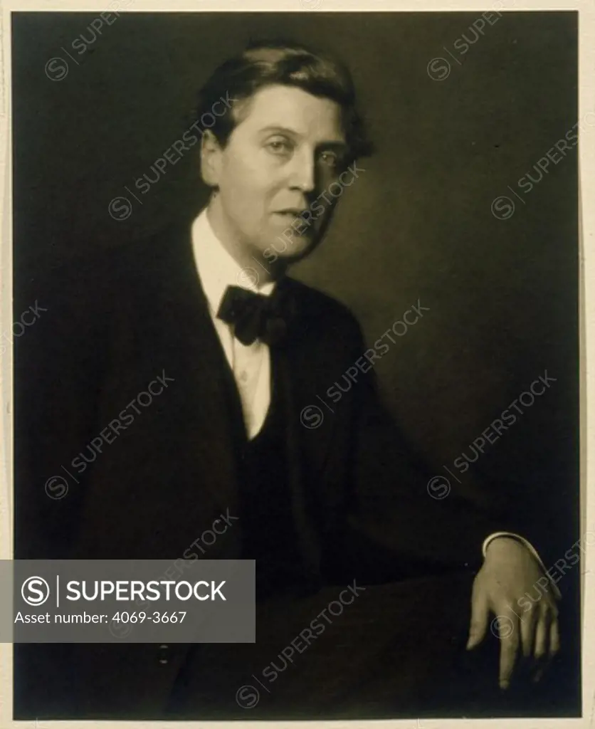 Alban BERG, 1885-1935 Austrian composer, photograph