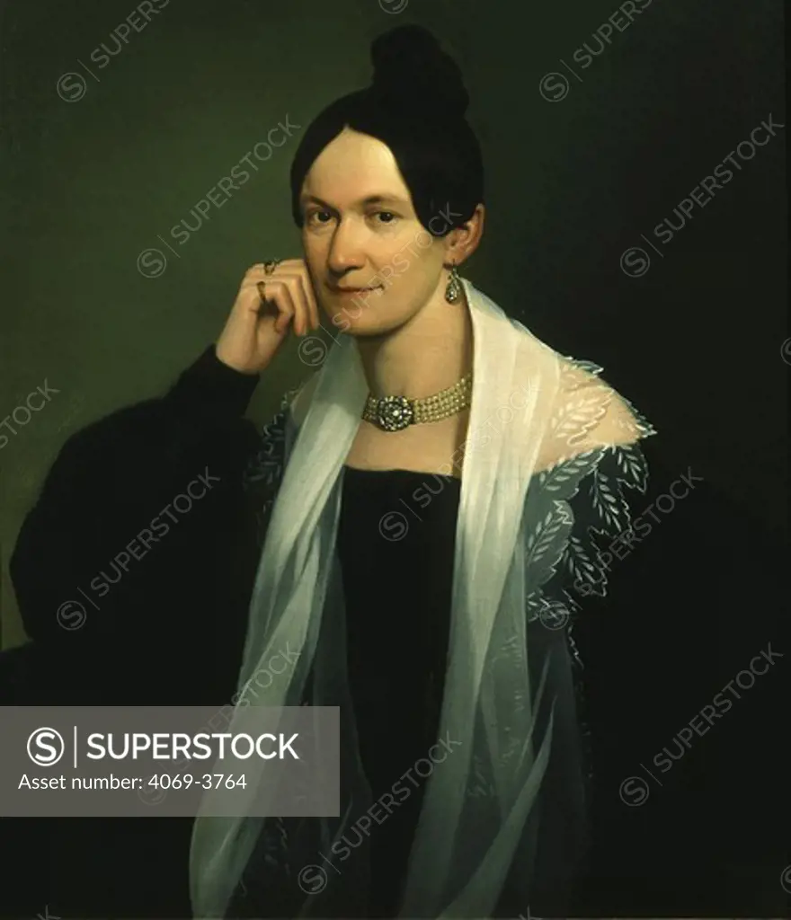 Portrait of Therese GROB, soprano singer and Schubert's first love