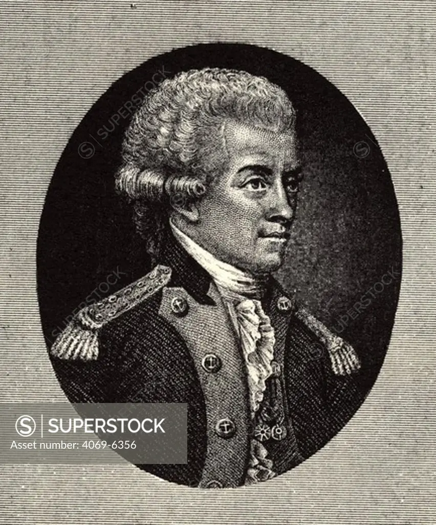 John Paul JONES, 1747-92, American naval officer and revolutionary hero, captured HMS Drake in 1778, the first British ship to surrender to an American vessel, engraved minature