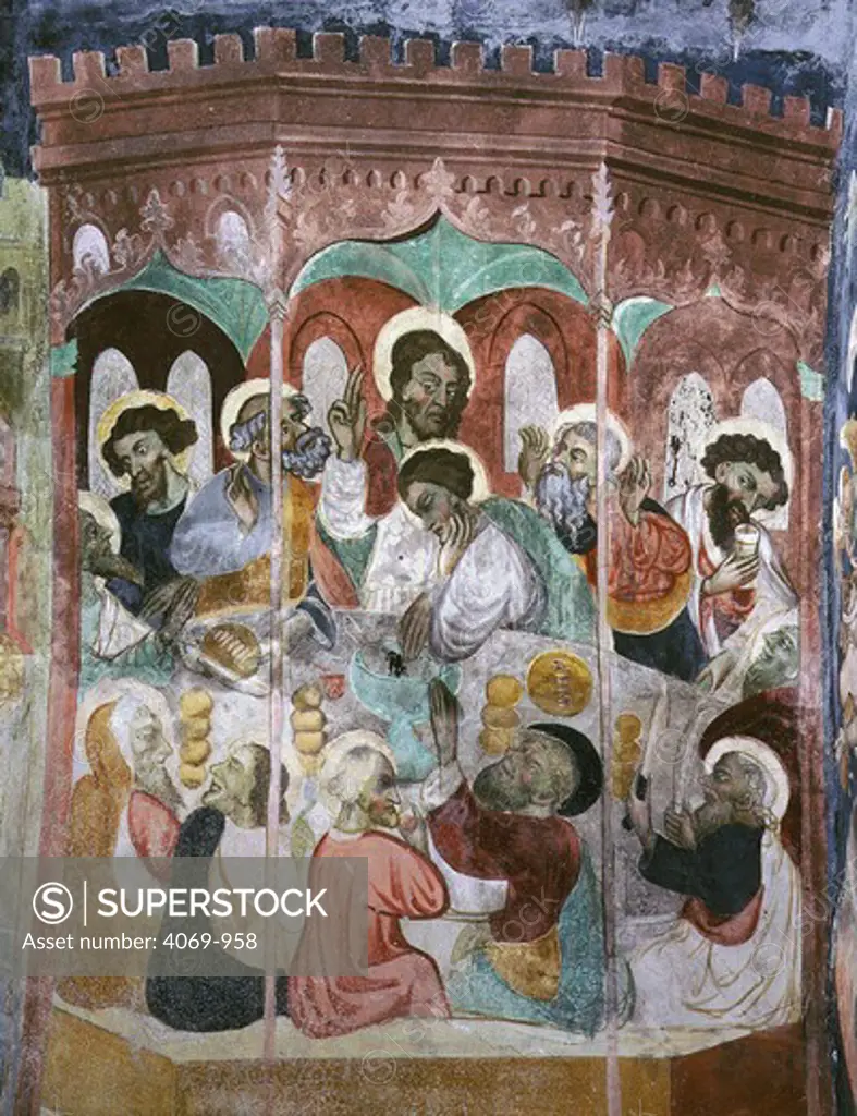 Last Supper, fresco