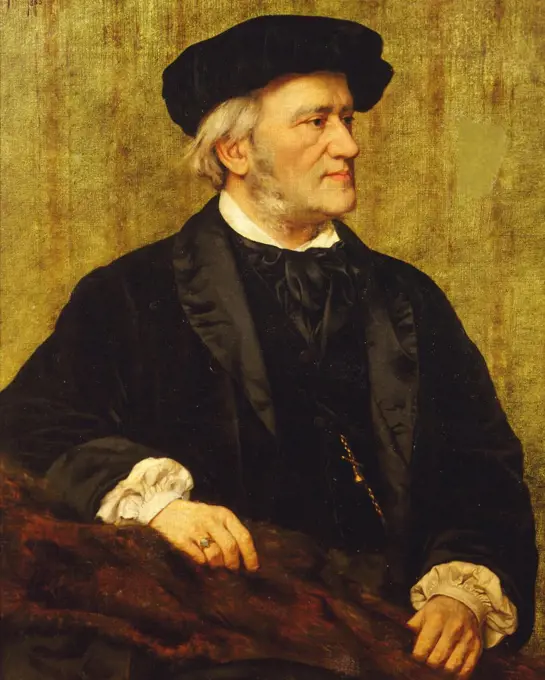 Portrait of Richard WAGNER, 1813-83 German composer