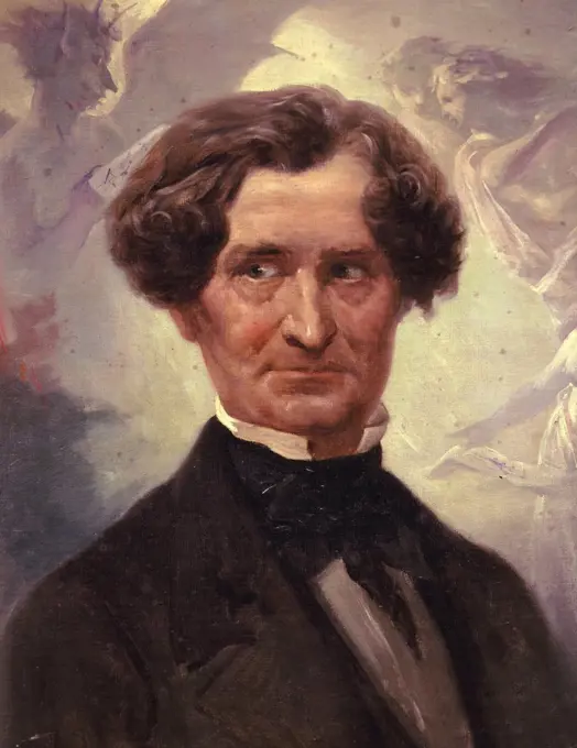 Portrait of Hector BERLIOZ, 1803-69 French composer