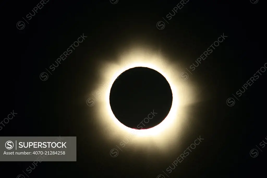 Total eclipse of the sun at totality. Palmer River, Queensland, Australia, November 14, 2012.