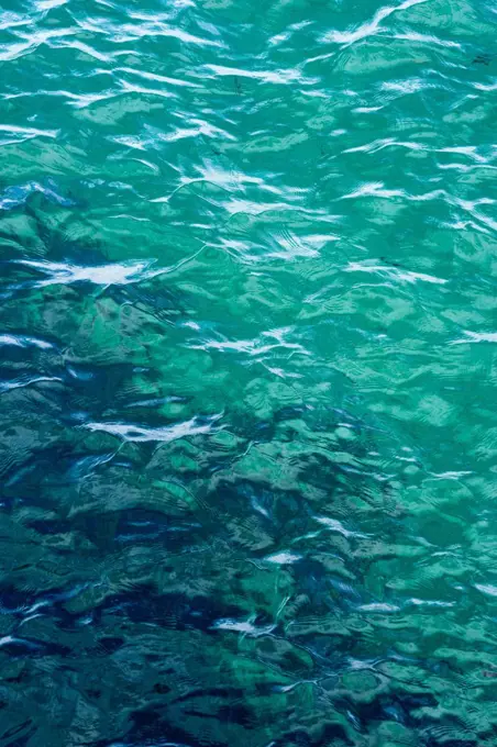 Detail of small waves on the eastern Atlantic. Isle of Coll, Scotland, October 2012.