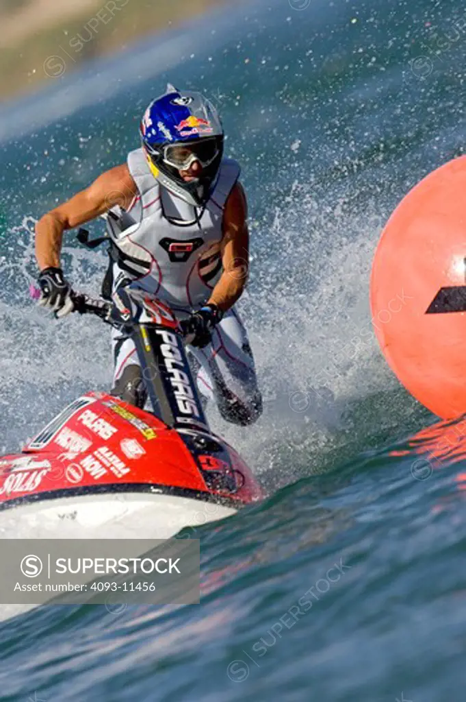 Polaris red jet ski splash spray buoy