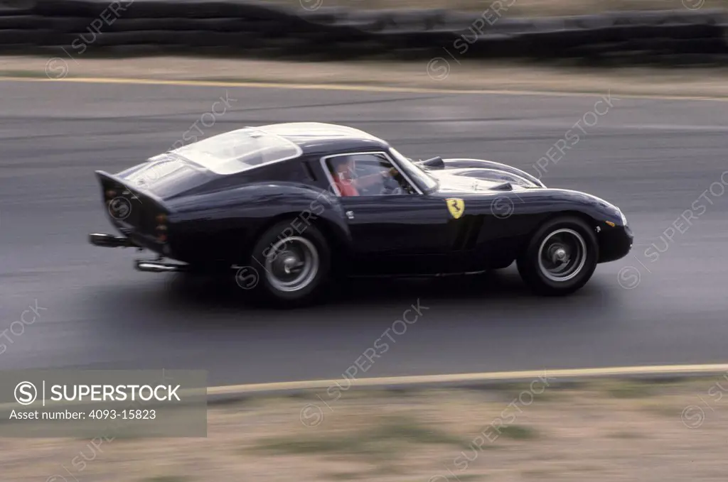 Ferrari 250 GTO 1963 1960s Innes Ireland driver black right hand drive street