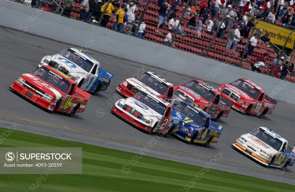 NASCAR Craftsman Truck Series stands race car cars