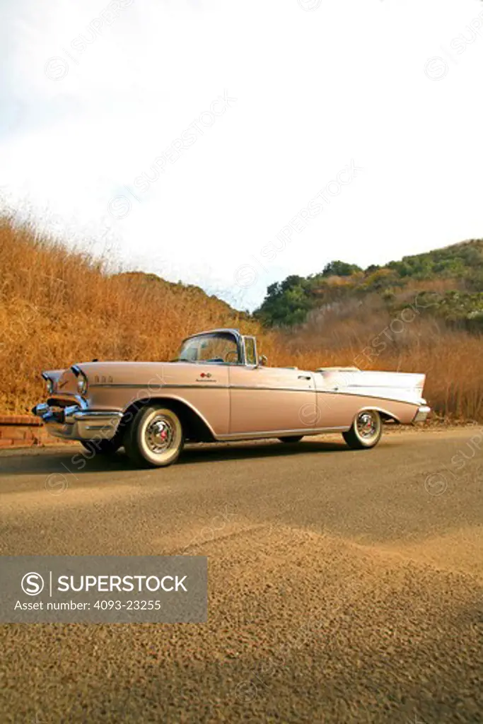 1957 Chevrolet Bel Air Convertible Pink