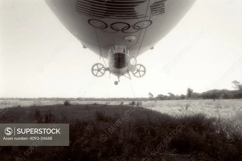 detail Aviat blimp Olympics Fuji Film underneath