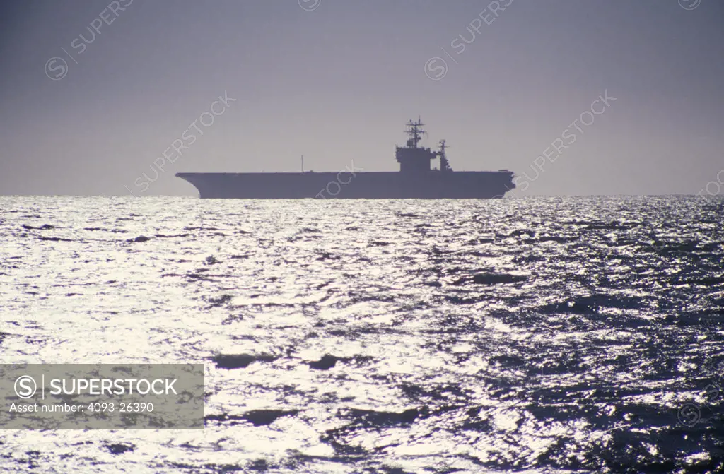 Military USS Carl Vinson CVN 70 aircraft carrier USN U.S. Navy silhouette