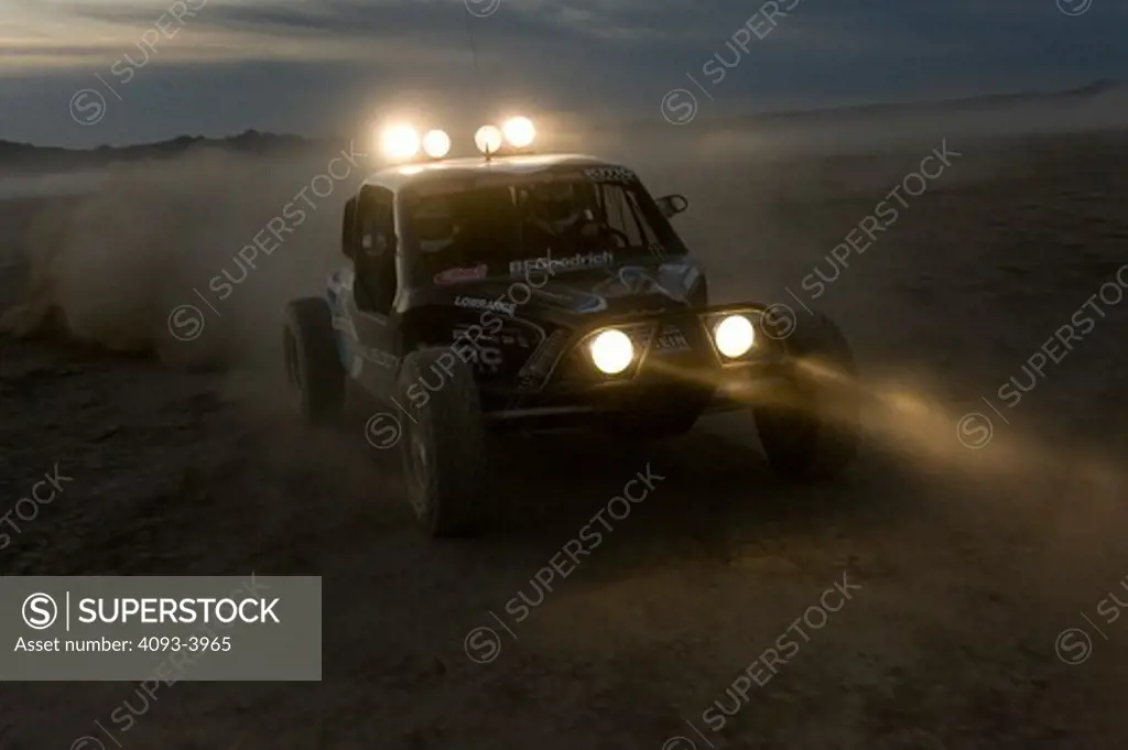 Baja Challenge Class buggy driving through desert