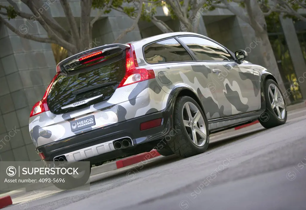 2007 Volvo C30 Sema Heico / Burton custom modified car with camo paint