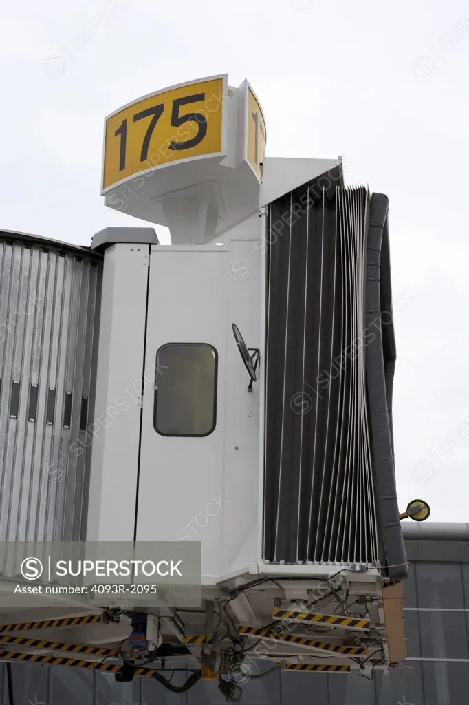 Boarding gate, aka air stair jetway ramp at Pearson International Airport, Toronto, ON, Canada