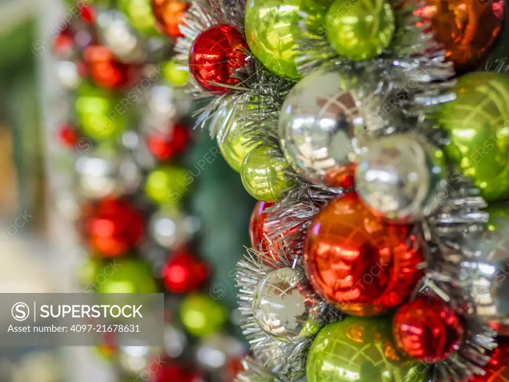 Christmas wreath in Kauai