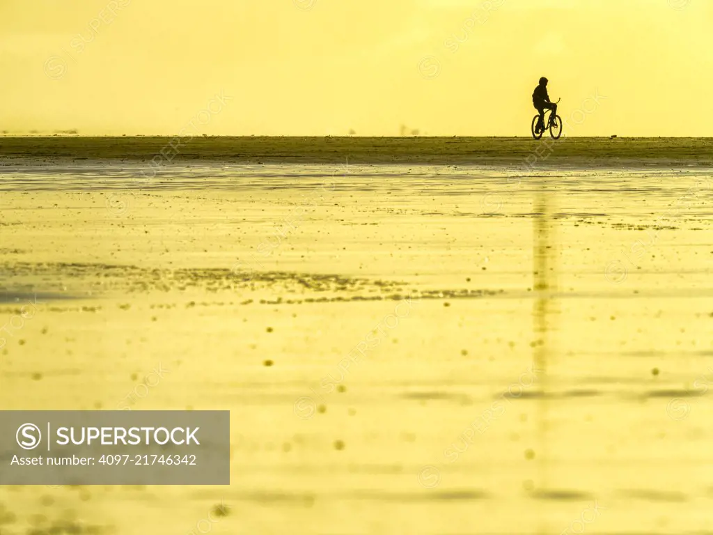 Cycling along Pacific Rim National Park, Canada