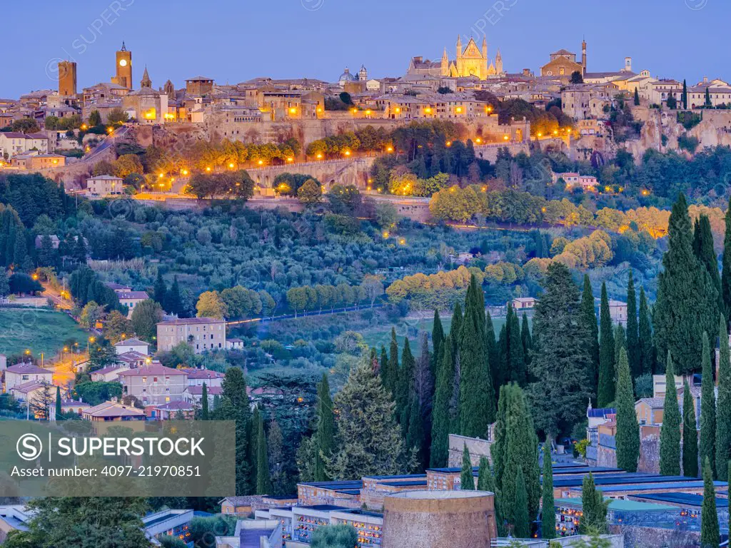 Town of Orvieto in Umbria, Italy