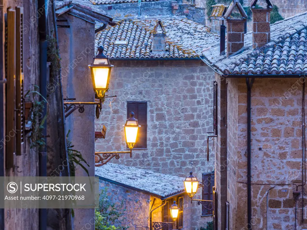 Town of Orvieto in Tuscany, Italy