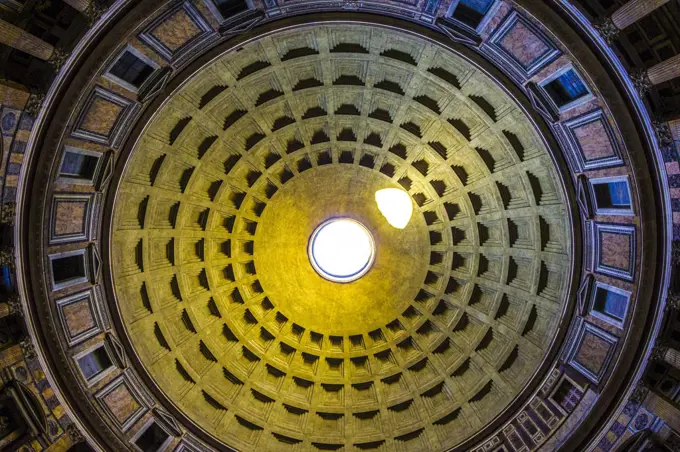 inside of Pantheon, Rome