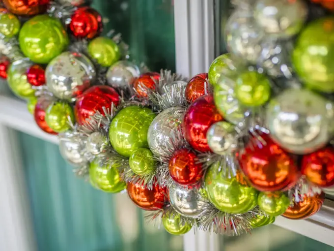 Christmas wreath in Kauai