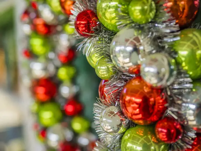 Christmas wreath in Kauai