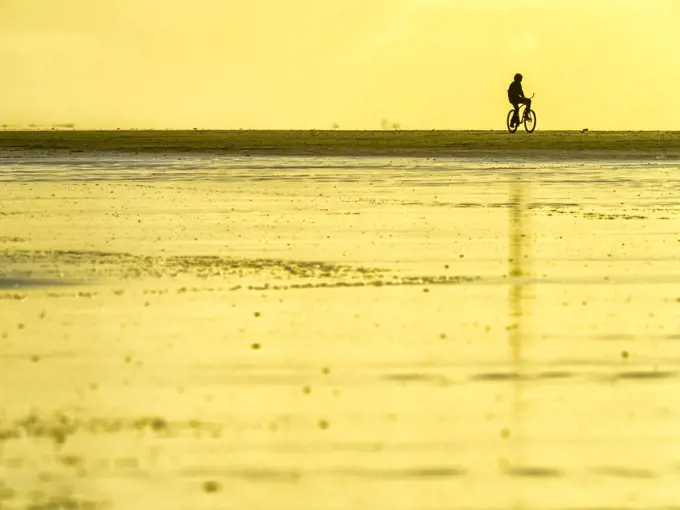 Cycling along Pacific Rim National Park, Canada