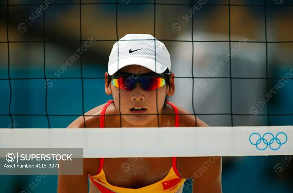 Australia v China, beach volleyball, Olympic Games 2004, Athens, Greece. 16th August 2004.