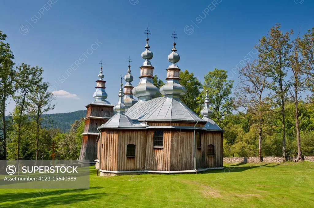 Orthodox Church of St. Michael the Archangel. Turzansk, Subcarpathian Voivodeship, Poland.