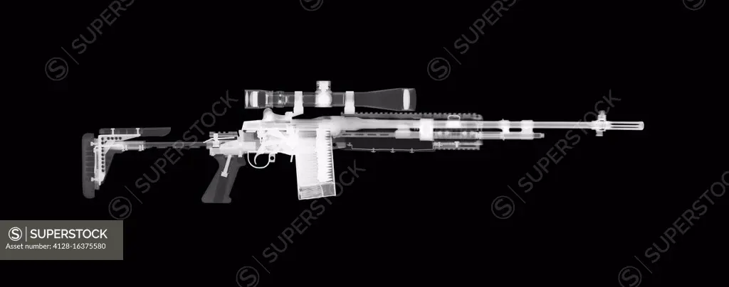 M14 EBR enhanced battle rifle, X-ray