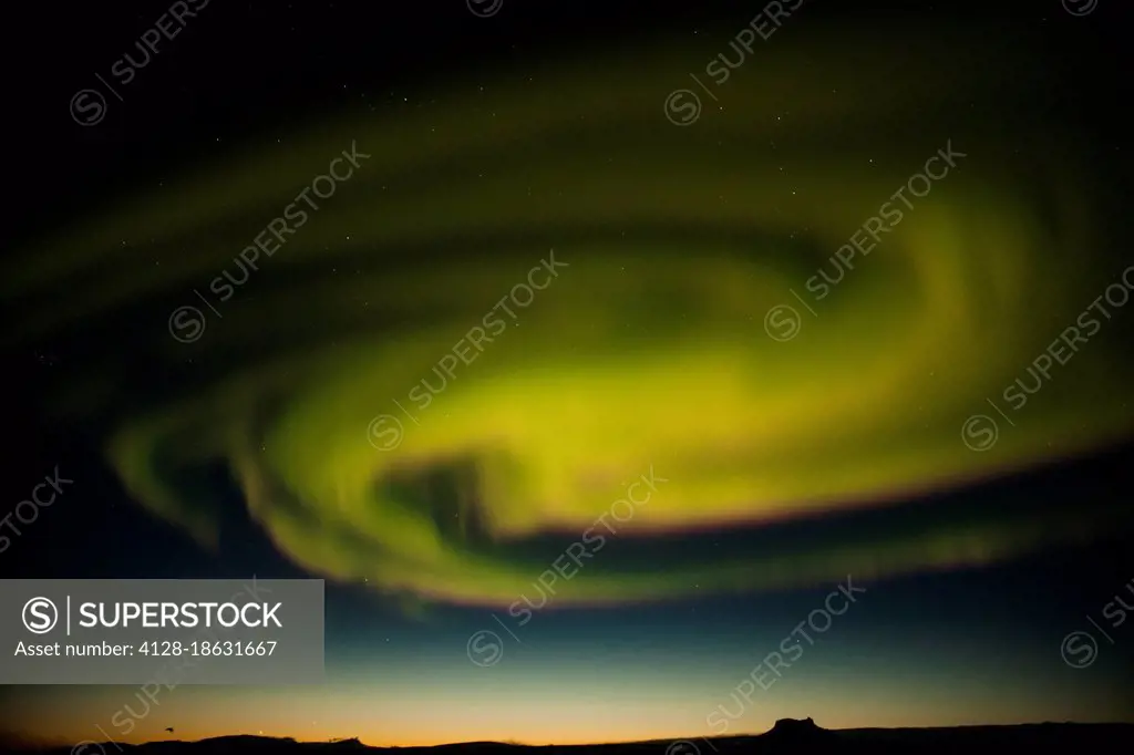 Aurora borealis over Iceland