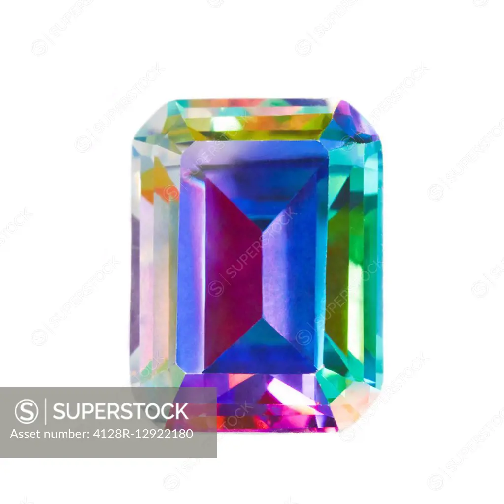 Mystic topaz gemstone