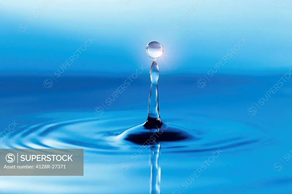 Water drop impact.