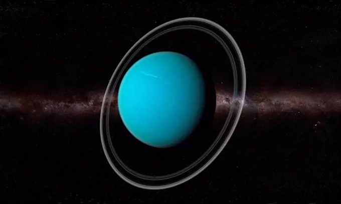 Uranus, computer artwork.