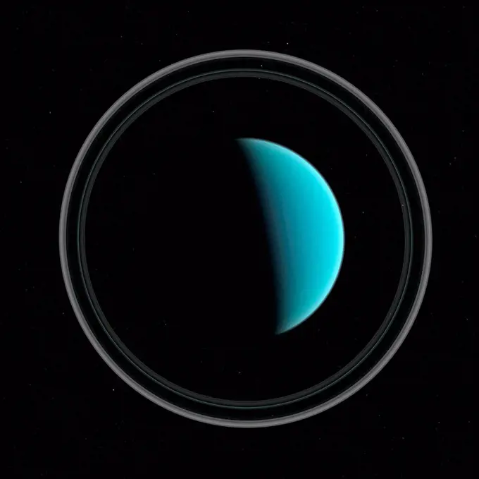 Uranus, computer artwork.