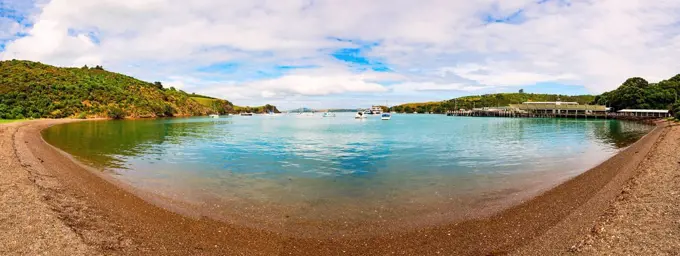 Bay in Queenstown, New Zealand.