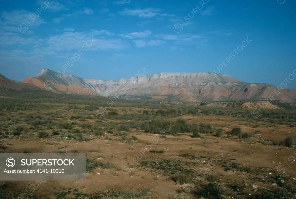 spanish steppes belchite reserve, southern spain 