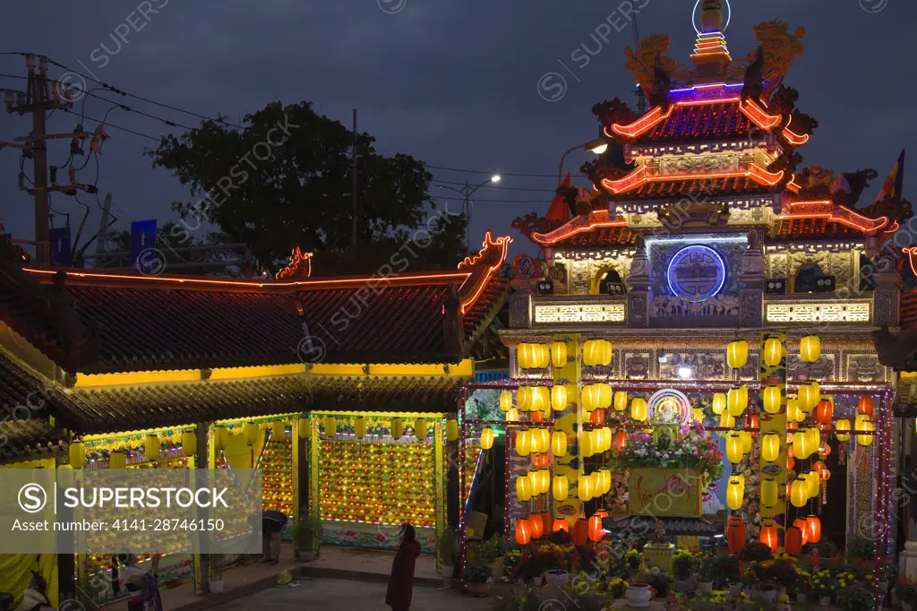 Vietnam,  Da Nang,  An Long , buddhist temple,