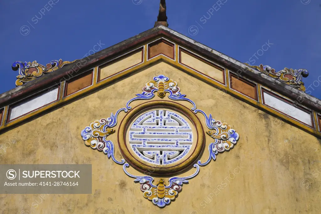 Vietnam, Hue, Citadel, Imperial City, window,