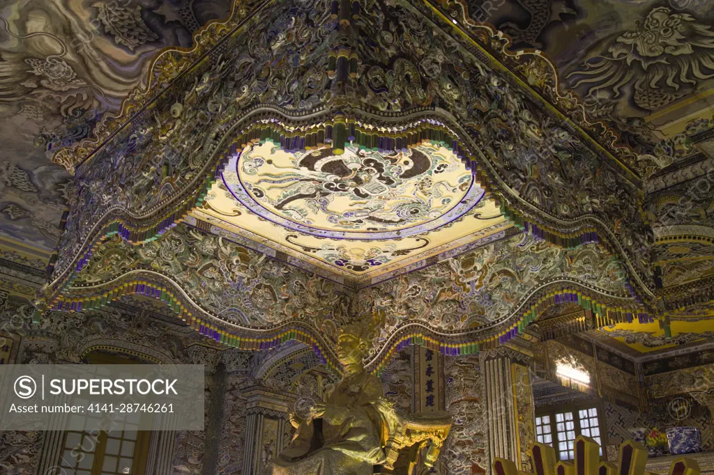 Vietnam, Hue, Khai Dinh Tomb,