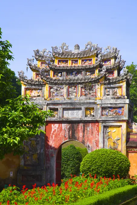 Vietnam, Hue, Citadel, Imperial City, gate,