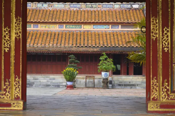 Vietnam, Hue, Minh Mang Tomb,