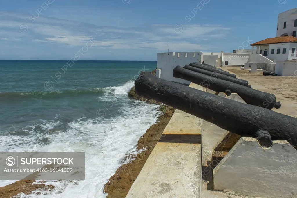 The Cape Coast Castle (UNESCO World Heritage Site) is one of a number of slave castles, fortifications in Ghana near Elmina built by Swedish traders.