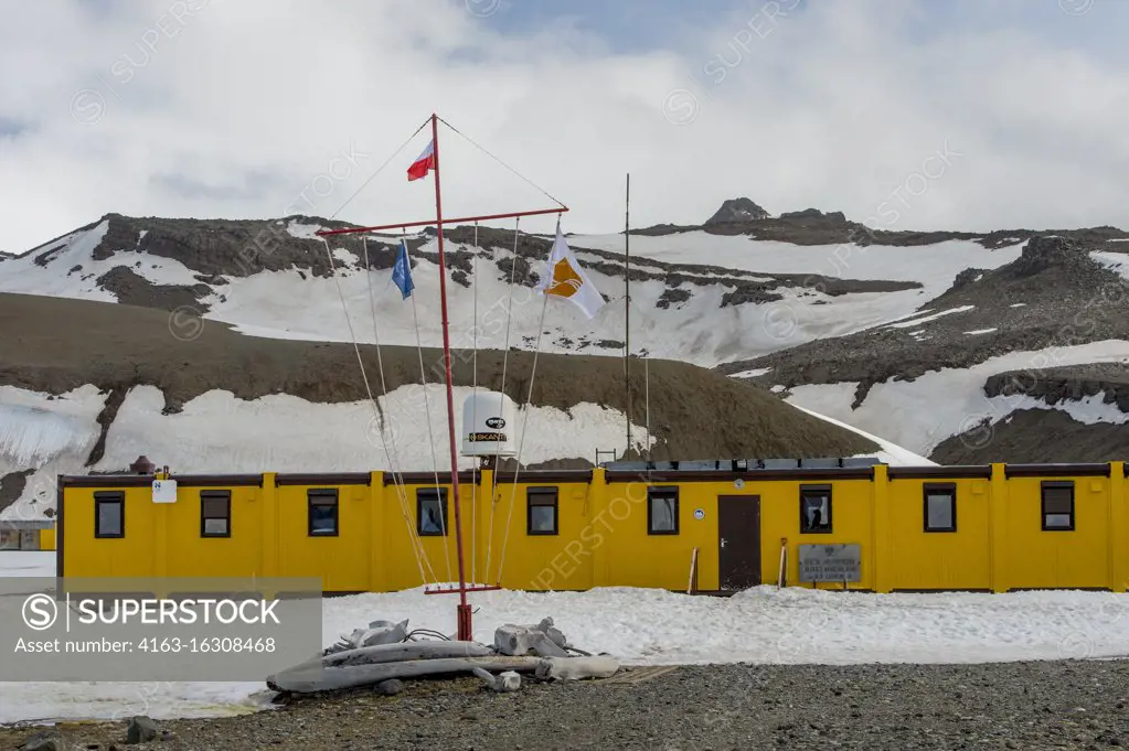 The Polish research station Henryk Arctowski (Polish:Polska Stacja Antarktyczna im. Henryka Arctowskiego) in Admiralty Bay on King George Island, South Shetland Islands off the coast of Antarctica.