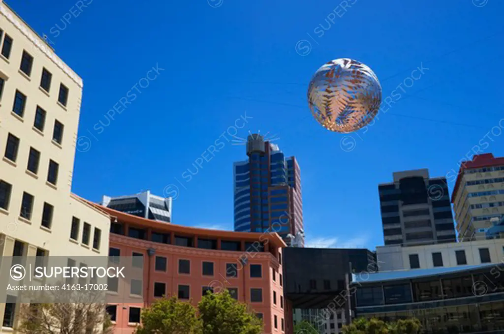 NEW ZEALAND, NORTH ISLAND, WELLINGTON, CIVIC CENTRE, ARTWORK