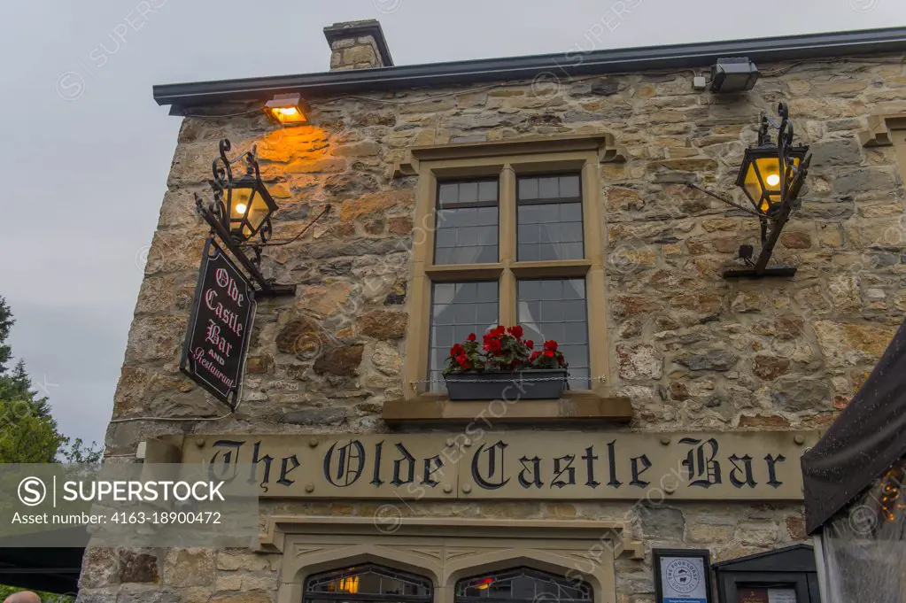 The Olde Castle Bar and Restaurant in Donegal, County Donegal, Ireland.