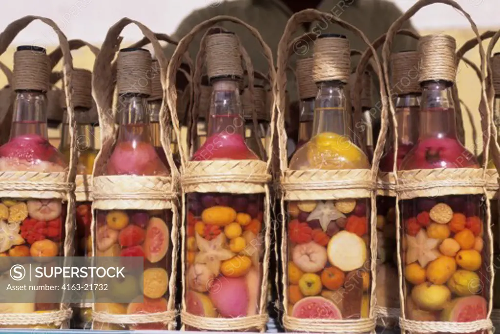 BRAZIL, RECIFE, SOUVENIER STANDS, PICKLED FRUITS