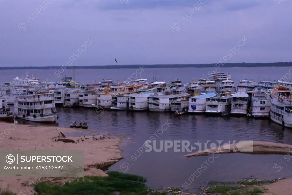 Brazil, Amazon, Manaus, Port, Local Ships