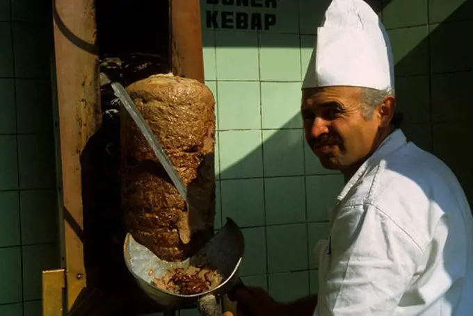 TURKEY, ISTANBUL, DONER KEBAP, TRADIONAL BBQ