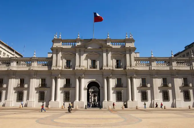 CHILE, SANTIAGO, DOWNTOWN, GOVERNMENT PALACE, PARLIAMENT,