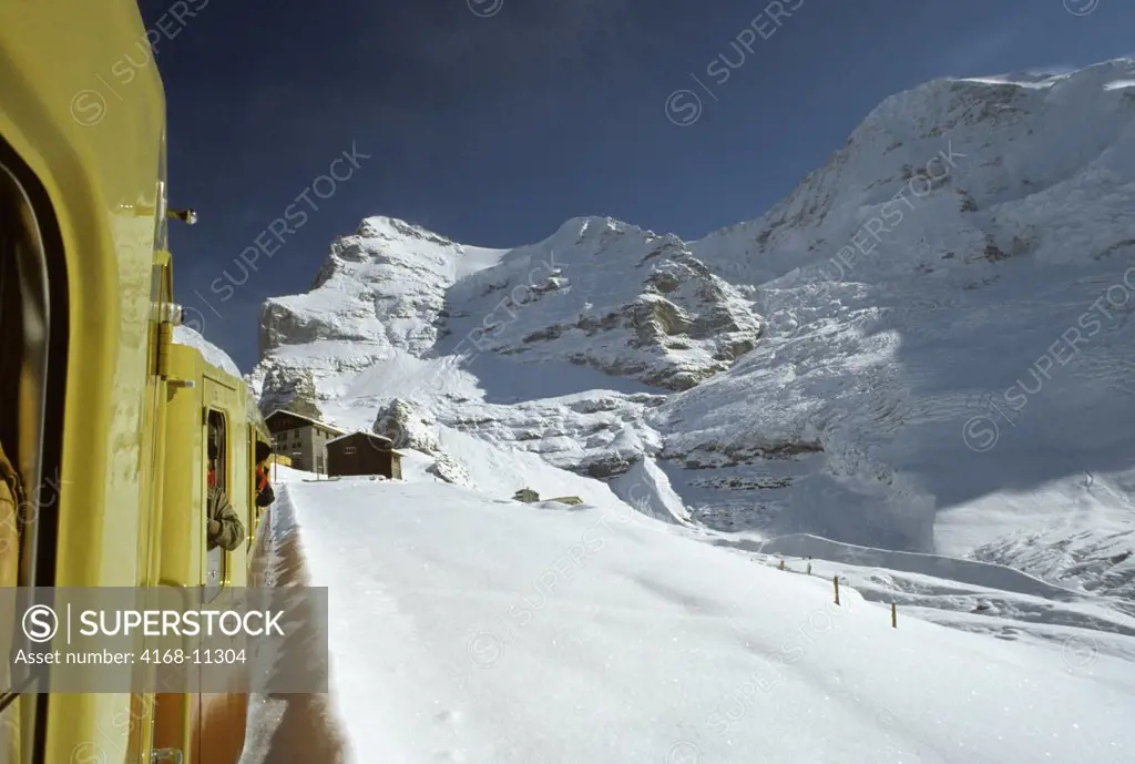 Switzerland, Interlaken, Train From Jungfrau Joch, Eiger Mountain